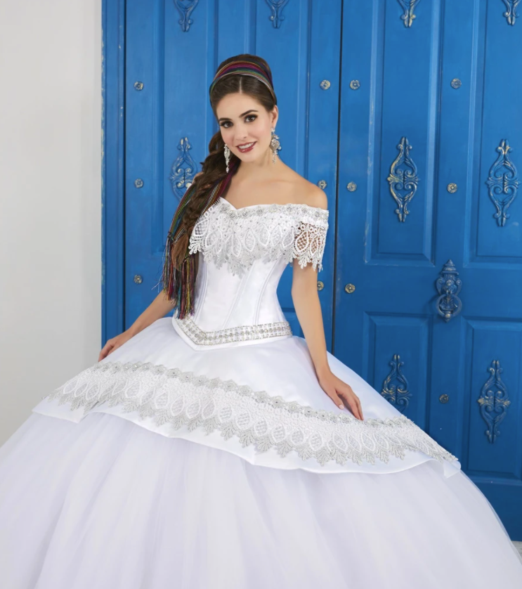 LA Glitter Quinceanera Dress 24046 Red Carpet Formal Wear LA Glitter Quinceanera Dress 24046 Red Carpet Formal Wear